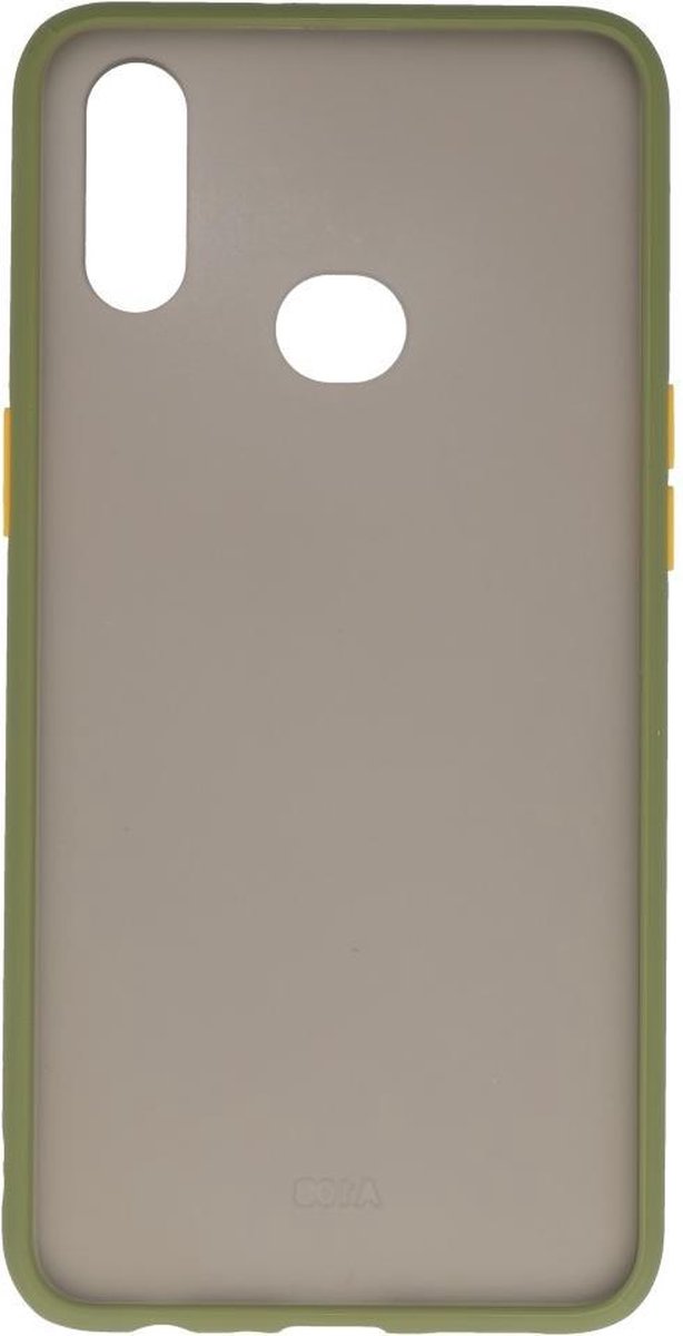 Samsung Galaxy A10s Hoesje Hard Case Backcover Telefoonhoesje Groen