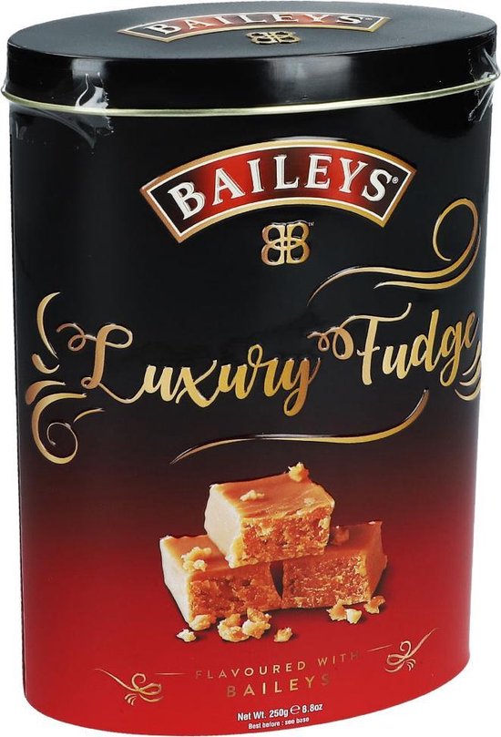 hoogtepunt In het algemeen vertel het me Baileys Luxury Fudge zachte caramellen met likeur- blik - 250 gram | bol.com