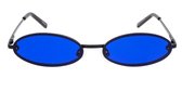 Icon Eyewear Zonnebril ROVE - Zwart montuur - Blauwe glazen