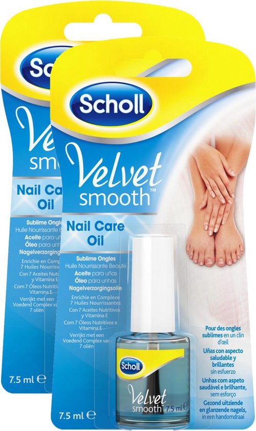 Scholl Velvet Smooth Nagelverzorgingsolie - 2 x 7.5 ml - Grootverpakking |  bol.com