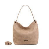 Luxe tas high Quality leather Lorenzo-Italy beige taupe