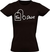 Tea shirt dames t-shirt | grappig | moederdag | cadeau | vrouw | maat M