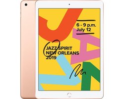 Apple iPad (2019) - 10.2 inch - WiFi + 4G - 128GB - Goud