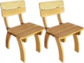 2 x Tuinstoel (Incl LW Fleece deken) / Tuin stoelen / Buiten stoelen / Balkon stoelen / Relax stoelen