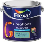 Flexa Creations - Muurverf Zijde Mat - Mengkleuren Collectie - Vol Palmboom  - 2,5 liter