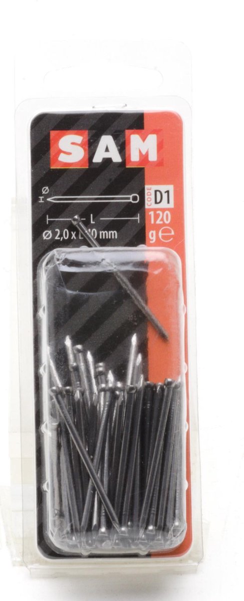 SAM Nagel ronde kop 2x40mm ca. 120 gram 815072 D1