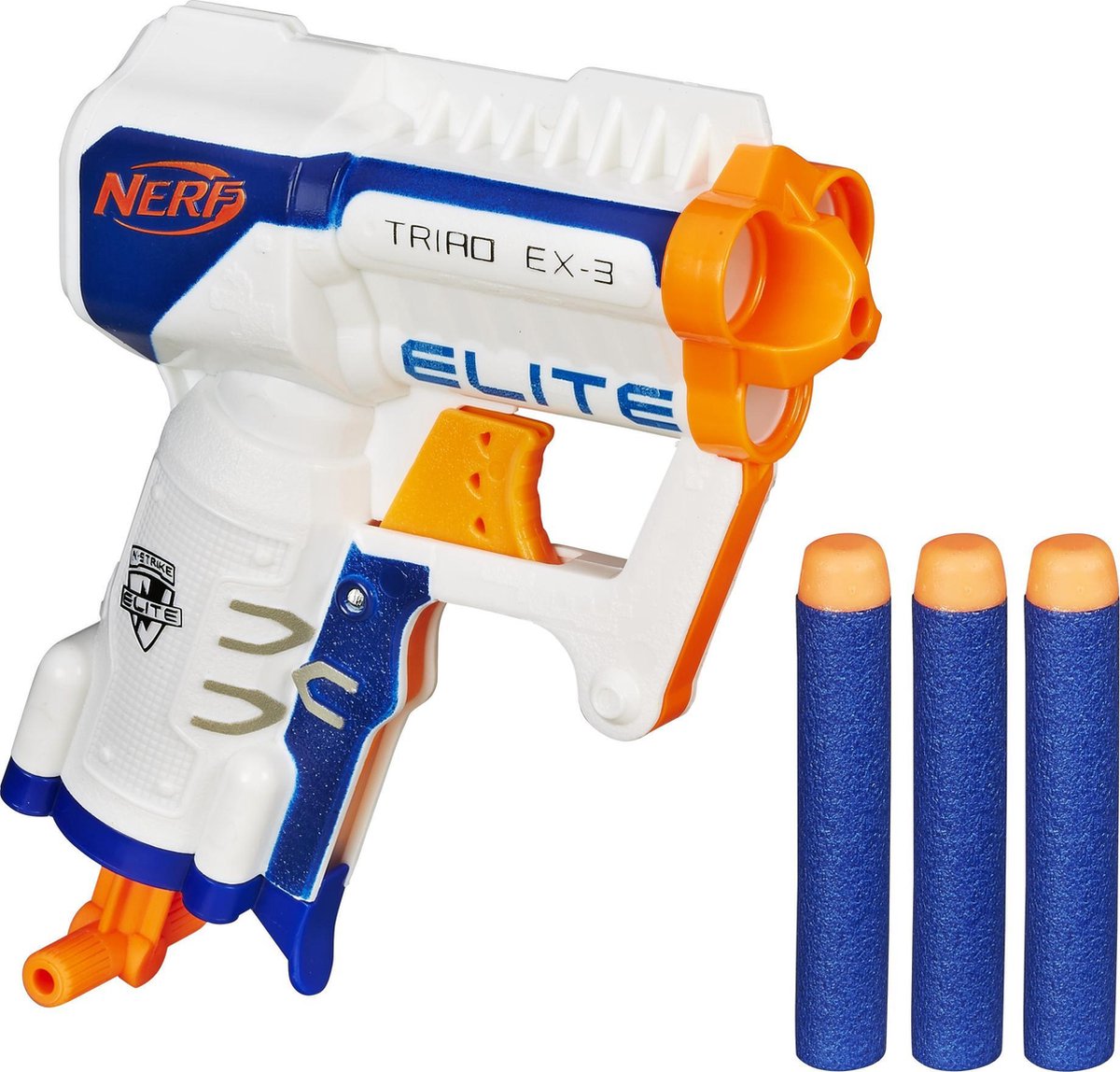 Seminarie Kindercentrum Hoofdkwartier NERF N-Strike Elite Triad EX3 - Blaster | bol.com