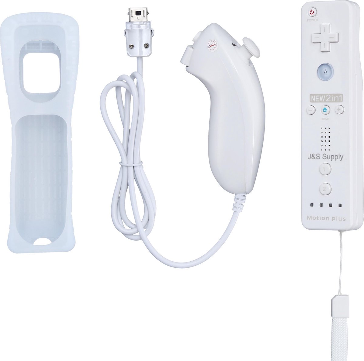 complicaties zelf Opname J&S Supply Motion Plus Controller + Nunchuk Controller - Geschikt Voor  Nintendo Wii +... | bol.com