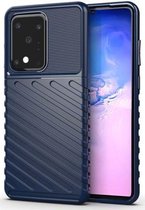 Samsung Galaxy S20 Ultra TPU Thunder Case - Blauw