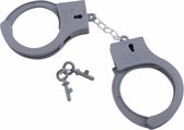 Voordeelset van 10x politie speelgoed verkleed handboeien 10 cm - politie kostuum accessoires