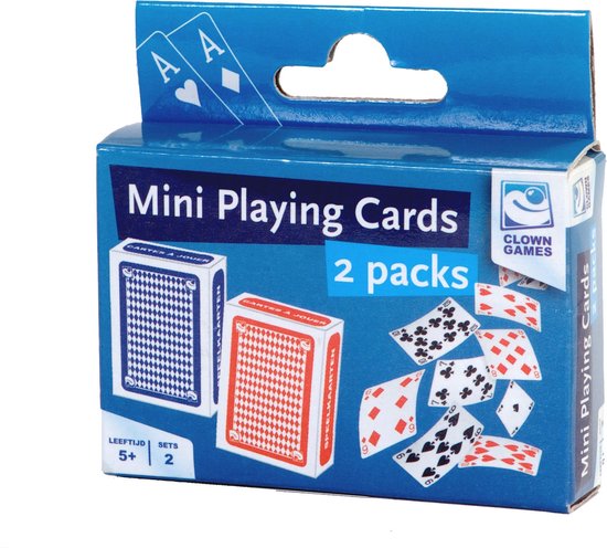 Afbeelding van het spel Clown Games Speelkaarten mini: 2-pack
