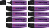 STABILO BOSS ORIGINAL - Markeerstift - Hoogste Kwaliteit - Lavendel - Doos 10 Stuks