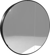 Ben Ingiro ronde spiegelkast Ø90cm Zwart