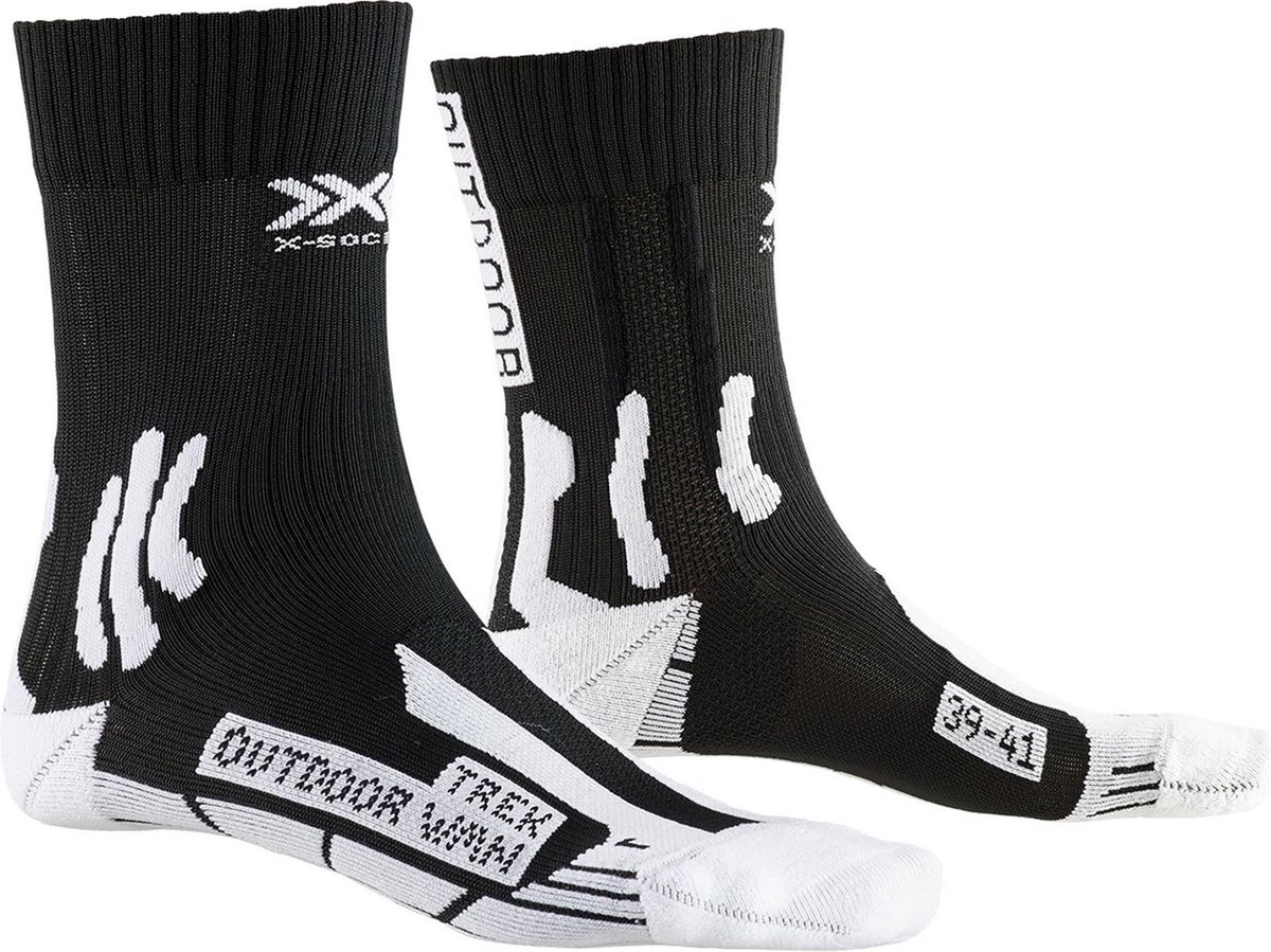 X-Socks Sportsokken - Maat 41/42 - Vrouwen - zwart/wit