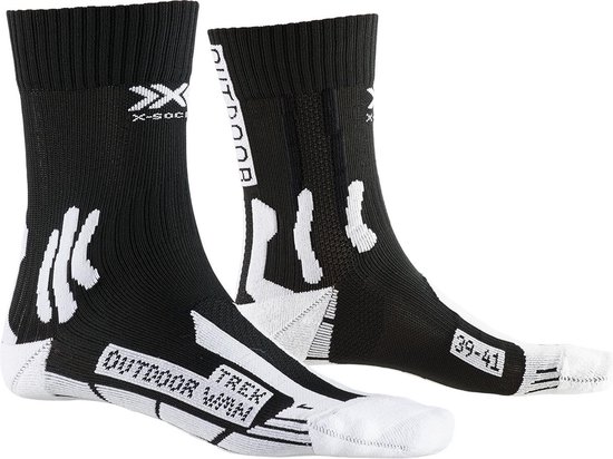 Chaussettes de sport X-Socks - Taille 41/42 - Femme - noir / blanc