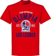 CD Olimpia Established T-shirt - Rood - XL