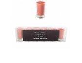 Home Society - Votive Mini Candle - Nude - set van 6