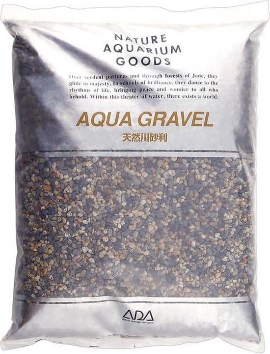 Ada Gravel S - Aquarium Bodem Bedekking - 8 Kilo