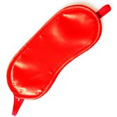 Secretplay - blinddoek - erotische blinddoek - masker - rood van kunstleer / sex / erotiek toys