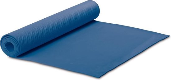 vervolging terras Steen Yoga mat | Fitness mat | blauw | 183 x 61 x 0,4 cm | bol.com