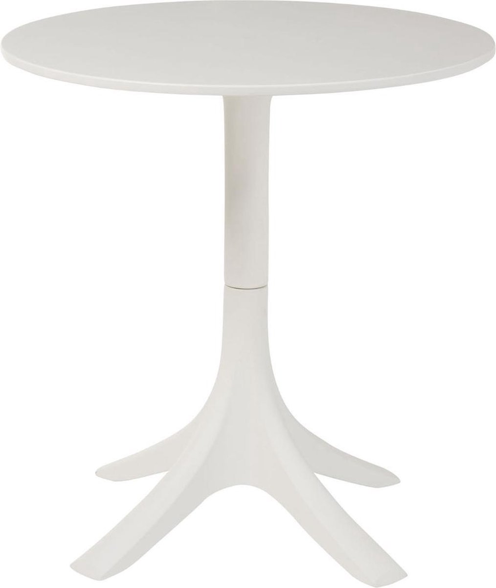 J-Line bijzettafel wit rond 75 x ø70