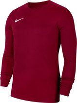 Nike Park VII LS  Sportshirt - Maat S  - Mannen - bordeaux rood