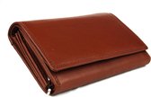 Massi Miliano Wild Dames Portemonnee - 16x10 cm - Cognac