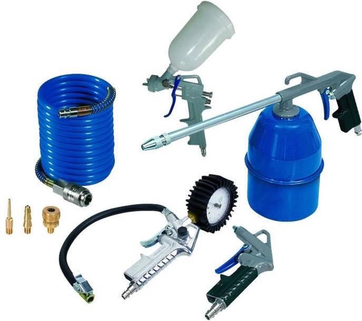 MICHELIN set van 8 accessoires voor elke compressor op tank