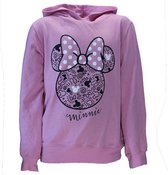 Minnie Mouse Kids Hoodie Sweater Trui Lichtroze - Officiële Merch