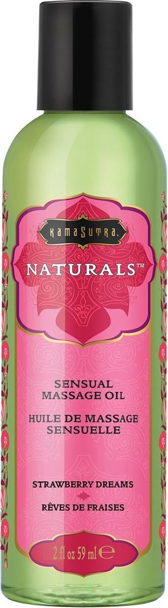 Kama Sutra - Naturals Massage Olie Aardbei 59 ml