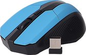 Weibo Optical mouse – Draadloze muis voor de computer 2.4GHz – Blauw