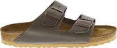 Birkenstock Arizona Antique Pull Antraciet narrow-fit Heren Slippers – maat 42