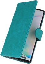 Book Case Hoes voor Samsung Galaxy Note 10 - Groen