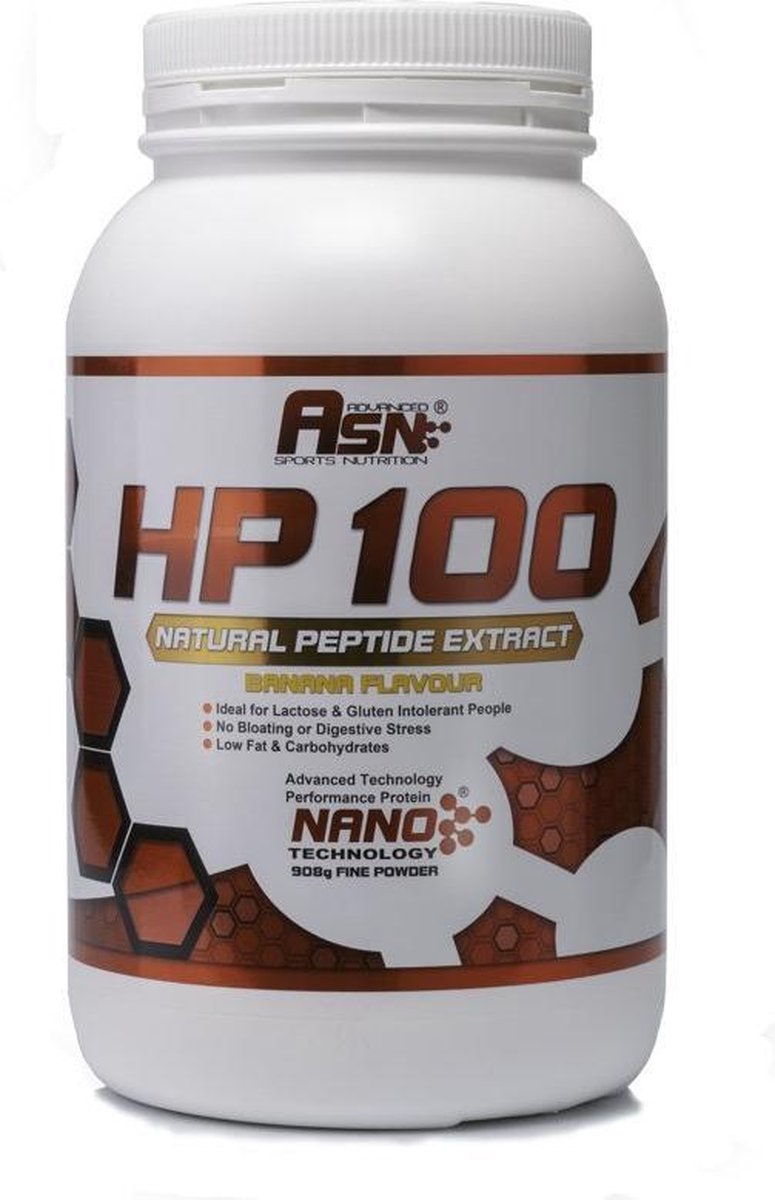 Goedkoopste ASN HP-100 Peptide Extract Proteïne, 908 gr Vanilla Lactose & Gluten vrij