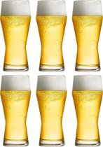 Libbey Bierglas Pilsner - 400 ml / 40 cl - set van 6 - hoge kwaliteit - groot formaat - vaatwasserbestendig