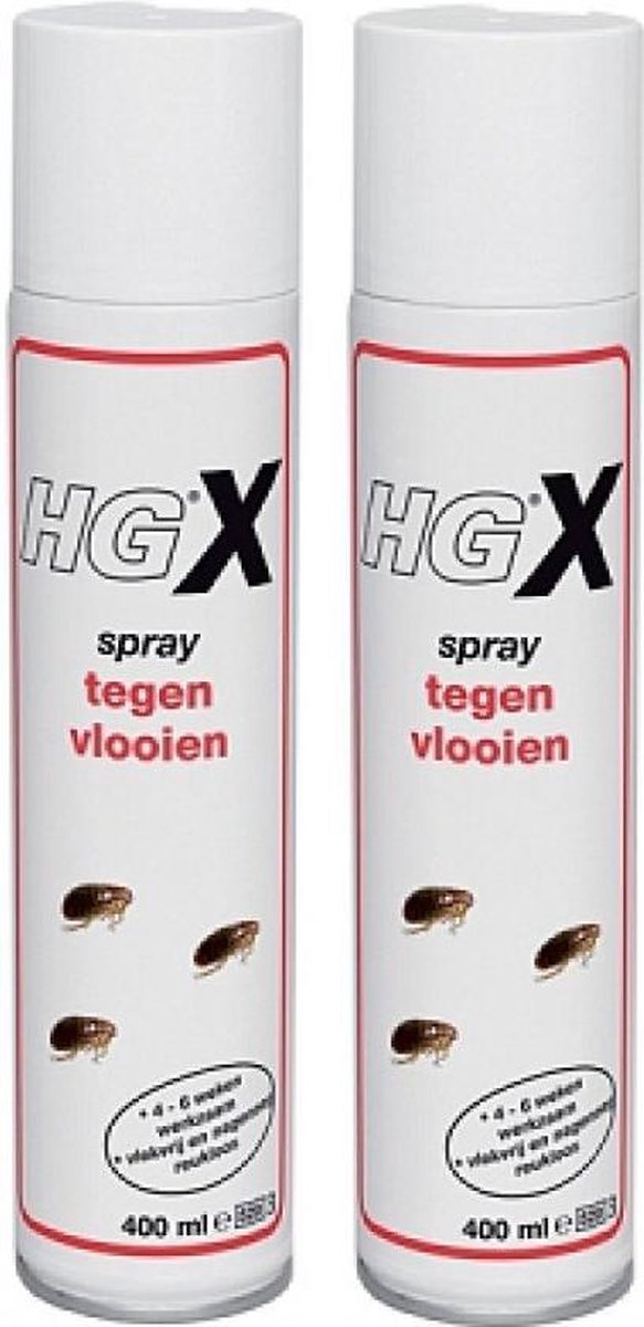 Vergadering Transparant inkt HG X Vlooienspray - 400 ml - 2 Stuks ! | bol.com