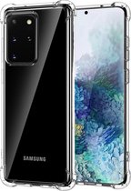 Samsung Galaxy S20 Plus Hoesje Shock Case Siliconen Hoes - Transparant