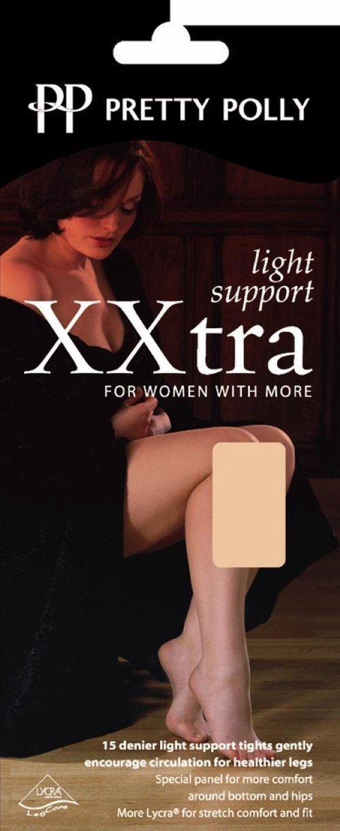 Pretty Polly Panty - Light Support - XXtra - Shaping - 46/54 - Sherry