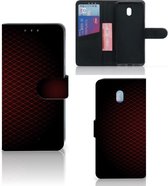 Xiaomi Redmi 8A Telefoon Hoesje Geruit Rood