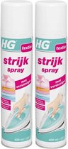 HG strijkspray met versteviger Geeft strijkgoed fijne stevigheid - 2 Stuks
