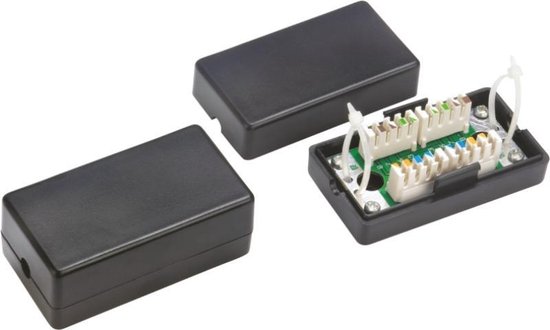 Boîte de distribution réseau Alantec WTM06 Cat5e Zwart