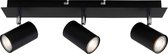 Briloner Leuchten RUN Plafondlamp - 2 -lichts - Spots kantelbaar - GU10 - max. 40 Watt - Zwart
