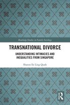 Routledge Studies in Family Sociology - Transnational Divorce