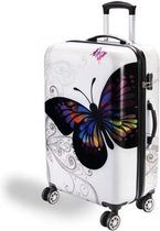 Monzana Hard case koffer Vlinder XL polycarbonaat 89L 75x49x29cm