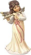 Goebel - Kerst | Decoratief beeld / figuur Engelenmuziek uit de hemel I | Aardewerk - 32cm