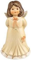 Goebel® - Kerst | Decoratief beeld / figuur "Kleine zangeres" | Aardewerk, 11cm