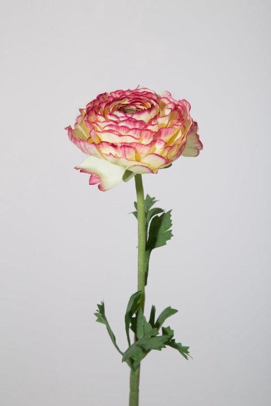 Viv! Home Luxuries Ranonkel - zijden bloem - geel rood - topkwaliteit ...