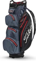 Titleist Cartbag StaDry Deluxe Charcoal Black Red