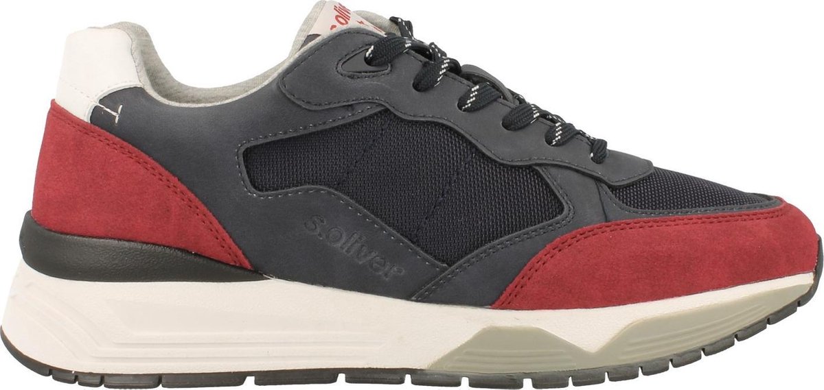 S.Oliver S. Oliver Veterschoen Heren So Hyb Blauw | 43 - Schoenen.nl