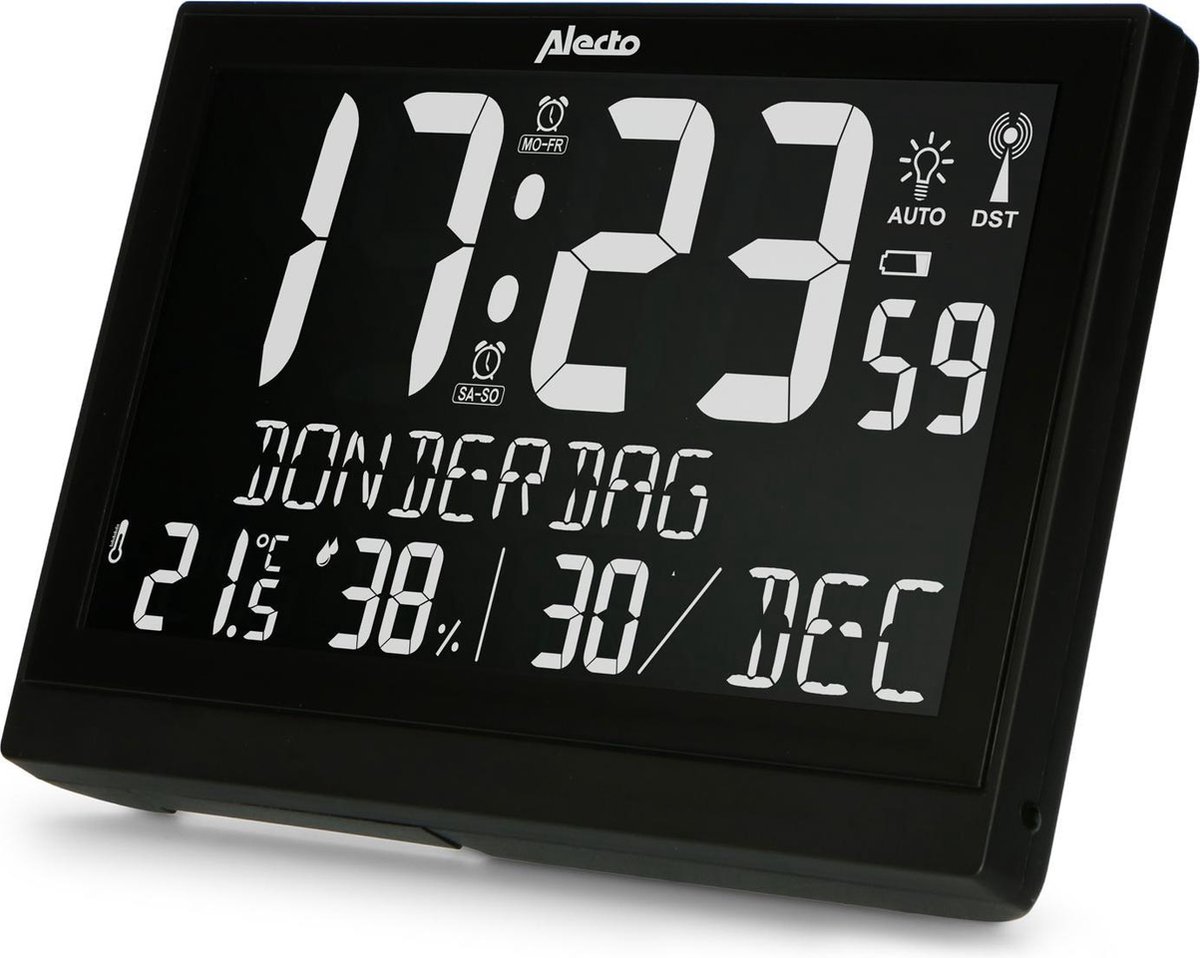 Alecto AK70 Grote digitale klok met thermometer en